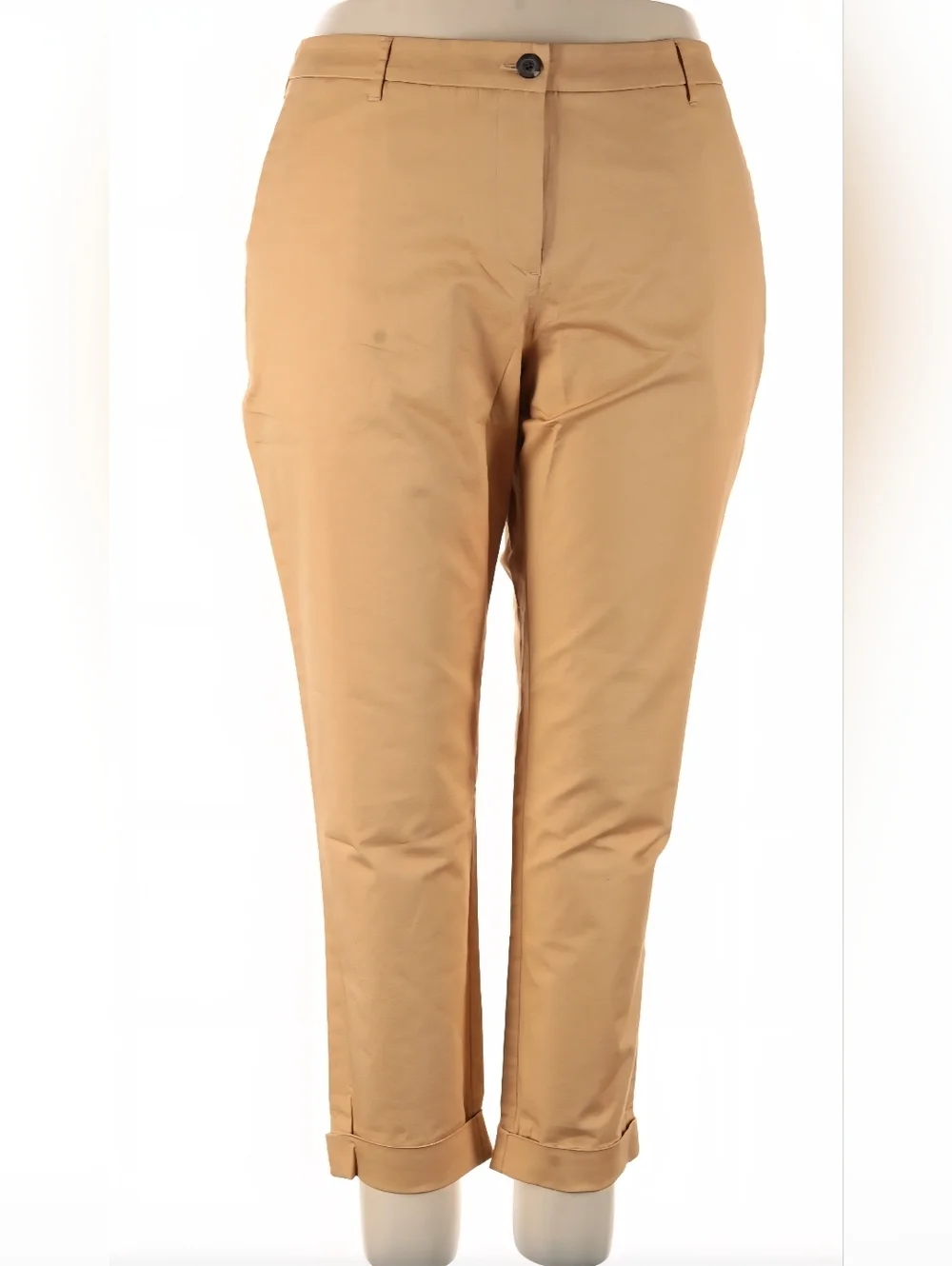 NWT Wildfang Camel The Essential Cuffed Trouser Sz 20 Plus